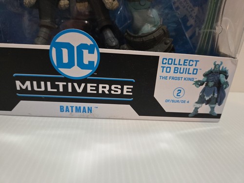 Modellino invernale infinito McFarlane Toys DC Multiverse BAF The Frost King BATMAN - Foto 4 di 7