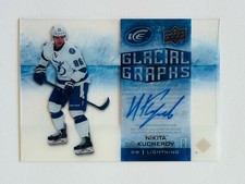 Nikita Kucherov Autographed 2015-16 Upper Deck Ice Glacial Graphs Hockey #GG-NK