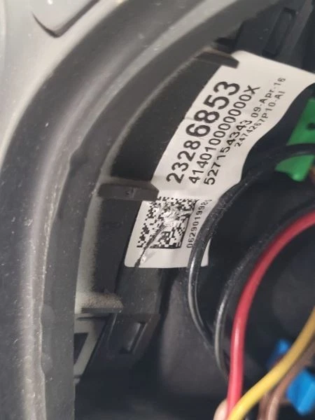 2016-2018 BUICK ENVISION Black Leather Steering Wheel W Controls 84212219 — 第 4/4 张图片