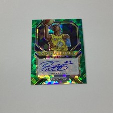 Diamond DeShields Chicago Sky 2021 Prizm Panini Green Prizm  Auto SG-DDS