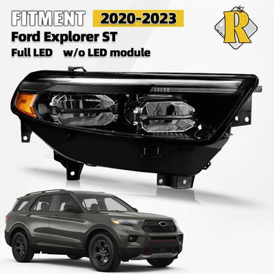 #ad #ad LED Headlight For 2020 2023 Ford Explorer ST W Bulb Black Right Passenger Side $269.00