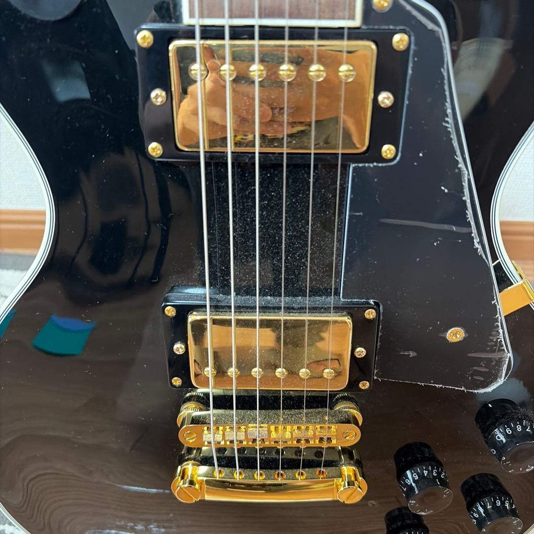 ギター Epiphone Les Paul Custom \"Black Beauty\" Blitz Aria Pro 2 Les Paul Custom Electric Guitar Black | eBay