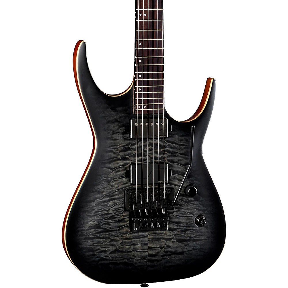 Dean Exile Select Neck-Thru Archtop Electric Guitar Satin Black Burst 281390₽