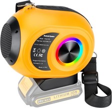 Bluetooth Speaker for Dewalt 20v Battery Wireless Speaker w/HD Sound TWS Pairing