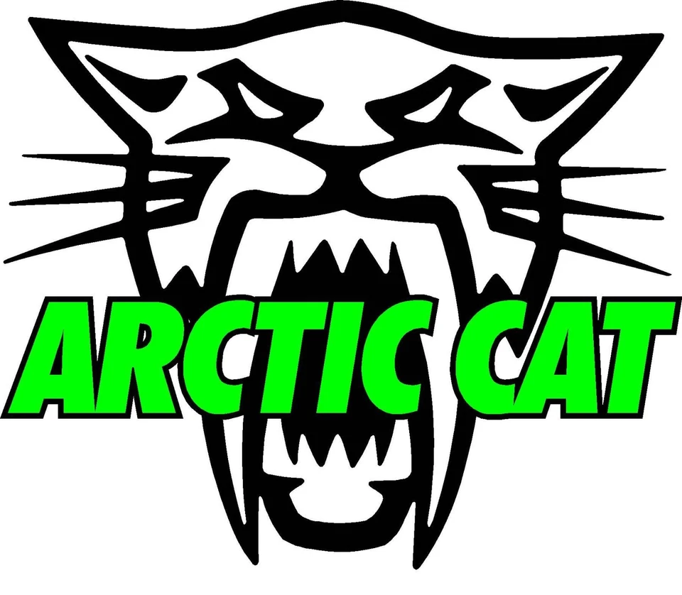 Arctic Cat sticker snowmobiles weatherproof bumper vinyl decal