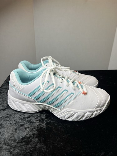 K-Swiss Women’s Ultrashot 3 Athletic Tennis Shoes Size 10 White/ Blue NWOT! - Imagen 2 de 6