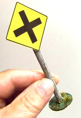 1/24 Scale Street & Highway Signs Series - Intersection - Carefully Crafted