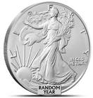 1 oz American Silver Eagle Coin BU (Random Year)