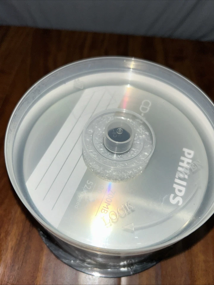 Phillips CD-R 700MB 80min 52x 50 disk pack CDR80D552n/600 - Image 3 of 4