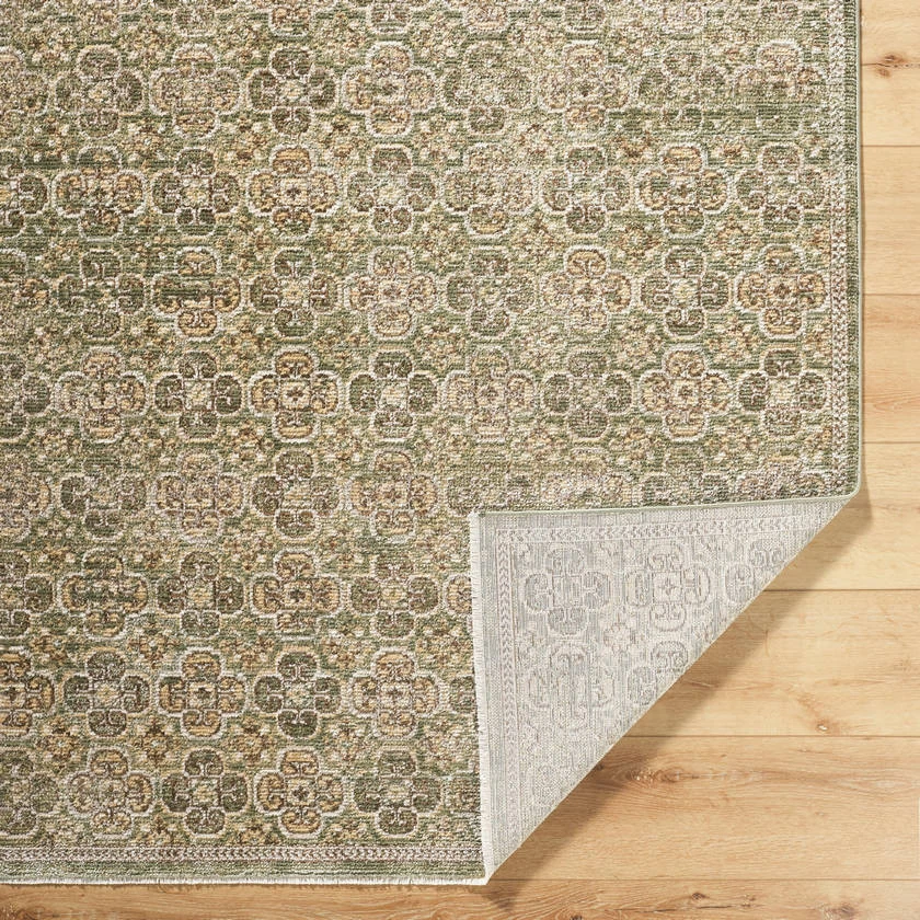 Area Rugs Myrtle Avenue Traditional Olive Area Rug - Galey Alix Livabliss - Image 2 of 4