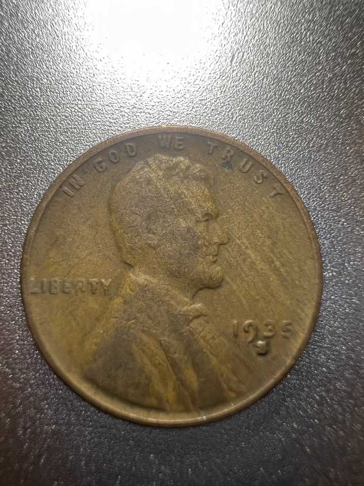 1935 S Wheat Penny RPM S/S/S/S Error x4! - Image 3 of 4