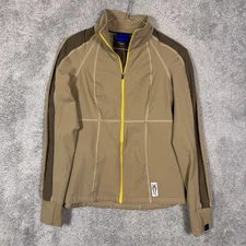 Irideon Jacket Womens M Full Zip Stretch Softshell Tech Equestrian Riding Brown