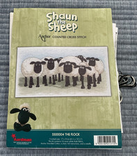 Shaun La Oveja Ancla Punto de Cruz SS00004 El Rebaño Kit Abierto