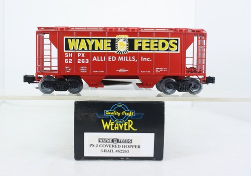O Gauge Weaver Ultra Line Wayne Feeds PS-2 Covered Hopper SHPX 62263