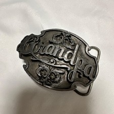 Siskiyou USA Vintage Grandpa Belt Buckle Metal Used