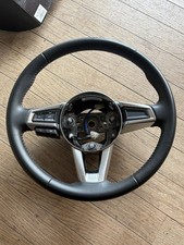 Mazda Roadster Mx-5 Miata Nd5rc Nd Genuine Steering Wheel Red Stitch Oem Jdm
