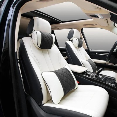 NAPPA Leather Car Neck Pillow Mercedes Benz Maybach S Class Headrest