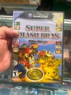 Super Smash Bros Melee NINTENDO GameCube 2004 COMPLETE CIB ORIGINAL TESTED