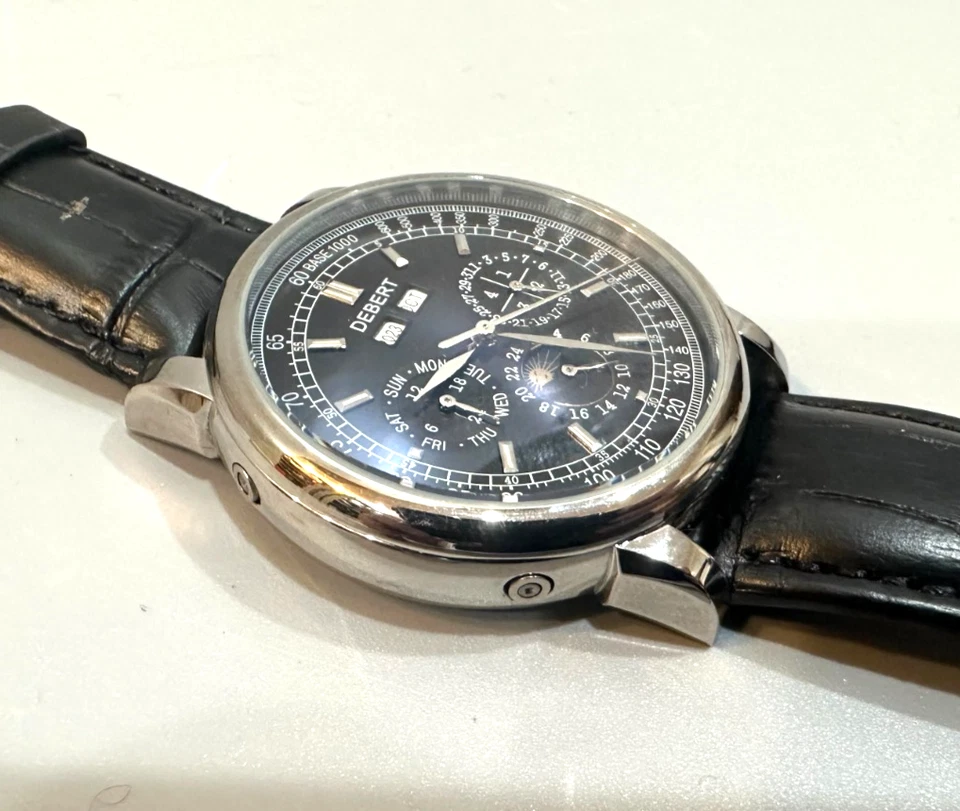 New Debert Automatic Men's Wristwatch All Stainless-steel Annual Calendar 42mm - Image 4 of 4