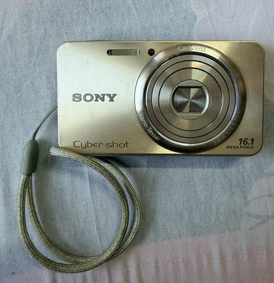 Sony Cyber-shot DSC-W570 16.1MP Digital Camera TESTED WORKING NO CHARGER !