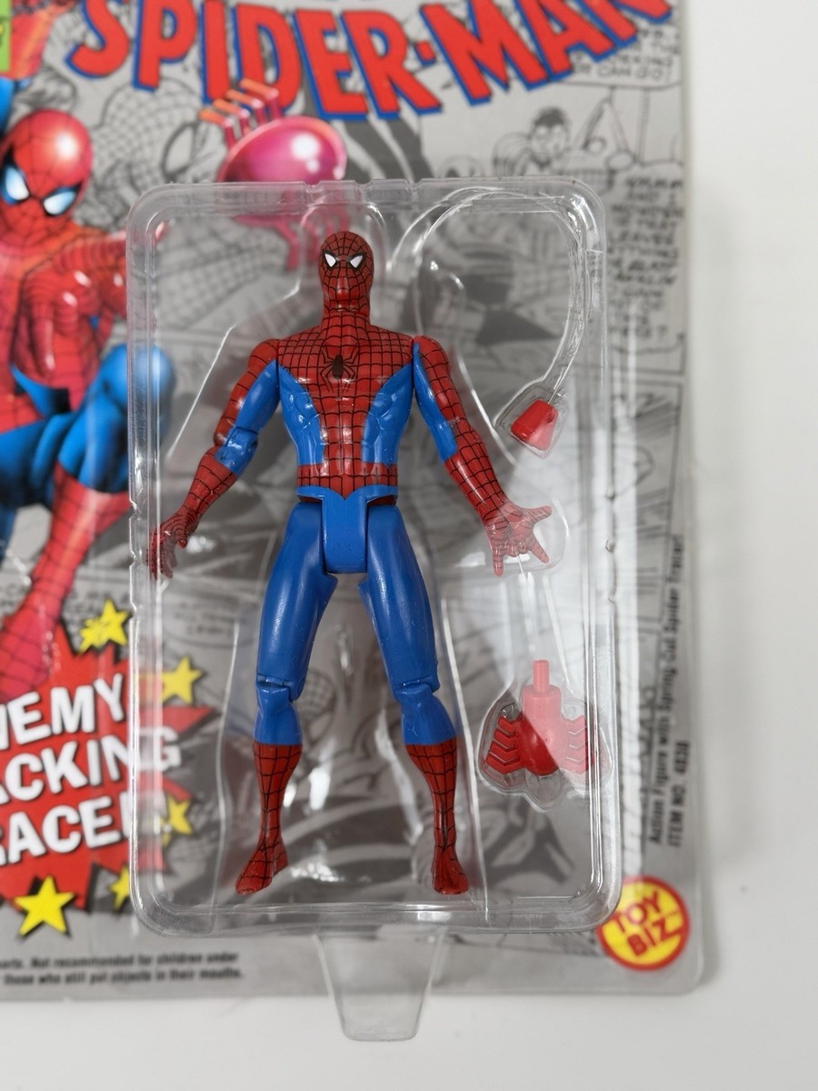 アンティーク、TOYBIZ社製、8インチSPIDERMAN TOYBIZ MARVEL SUPER HEROES AMAZING SPIDER-MAN ENEMY TRACKING 1992