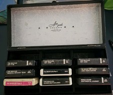 Lot Of 9 Beatles 8 Track Tapes With Case - See Pics