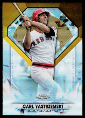 2022 Topps Chrome Update #DGC-7 Carl Yastrzemski Diamond Greats Die Cuts L6