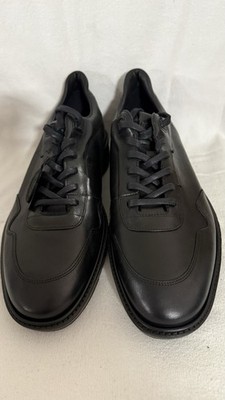 Ecco sneakers Men's St.1 Hybrid Black Leather Sneaker 46 12-12.5 US NWOB