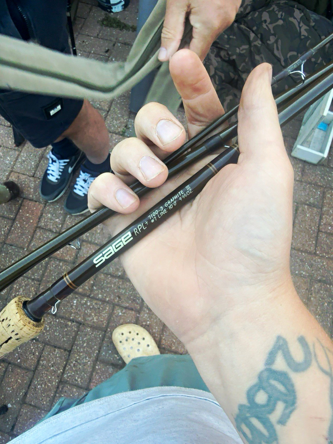 SAGE RPL+ Fly Rod 7ft 3wt 3pc Fast Action Graphite MPN 7100-3