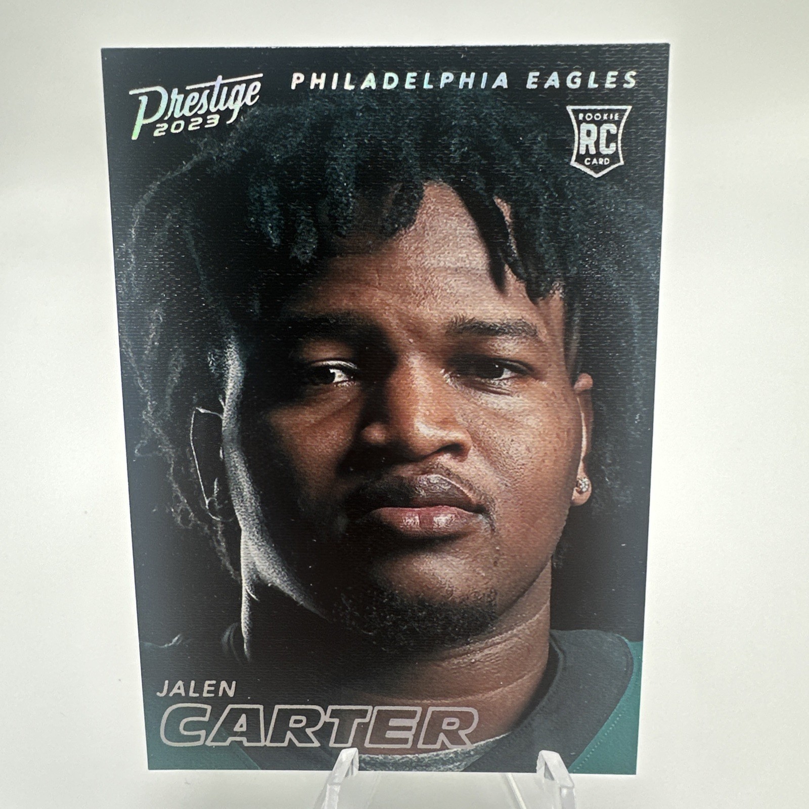 2023 Prestige Jalen Carter RC Rookie Portraits Case Hit SP Philadelphia Eagles