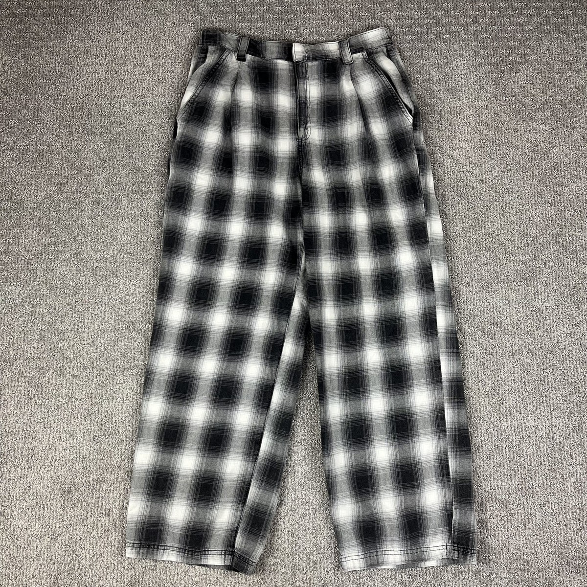 Urban Outfitters iets frans Pants Womens Large Plaid Streetwear Relaxed Fit