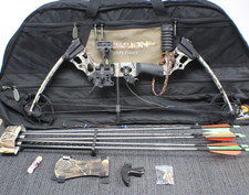 Mission CRAZE by Mathews RH Compound Bow - W/Soft Case - 5 Arrows - Accessories
