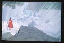 Superman Christopher Reeve Original 35mm Photo Transparency Fortress of Solitude