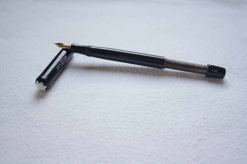 MONTBLANC No. 4 COMPRESSOR Crisp Imprints 1920s EF Nib Fountain Pen NEAR MINT - 第 17/17 張圖片