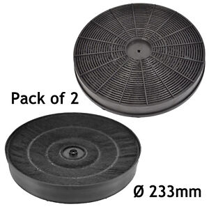 2 x EFF54 Type Carbon Charcoal Filter for Zanussi ZB960 Cooker Hood