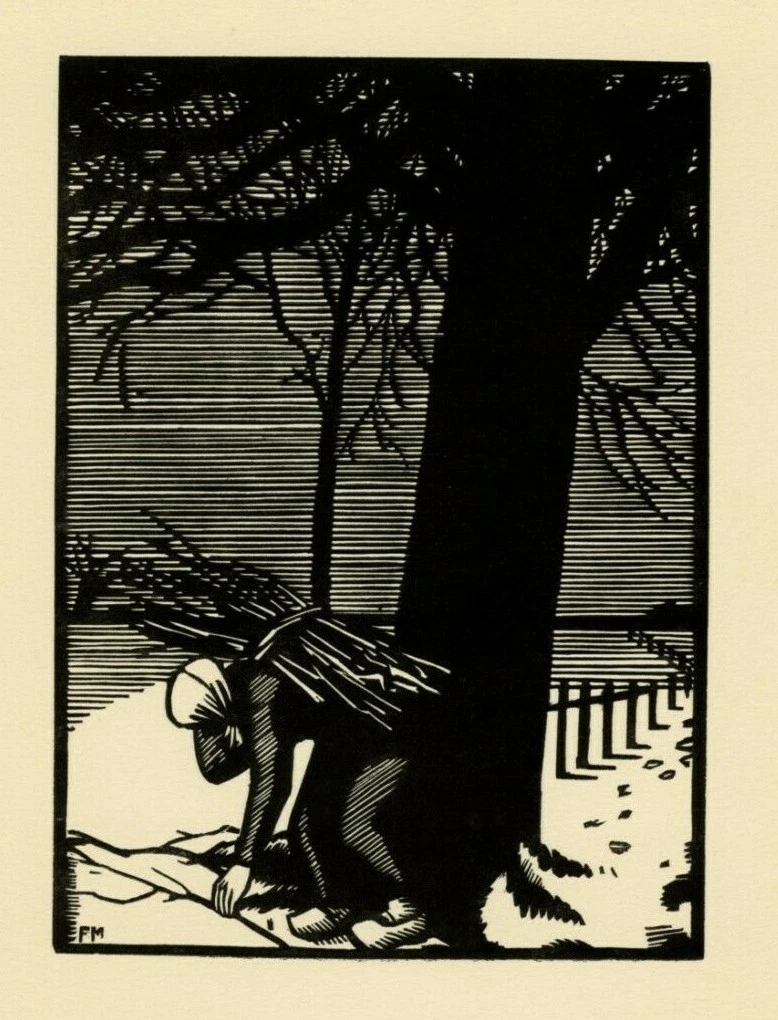 Frans Masereel, Les Gratte-cel, 1926, gravure sur bos, 71 x 53,5 cm