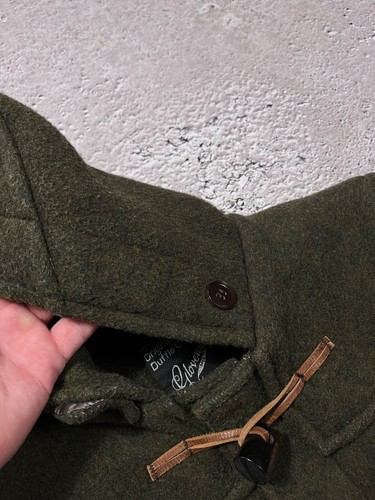 Vintage Gloverall Duffle Coat Wool Blend Hooded Toggle Jacket Made in UK - Picture 5 of 12