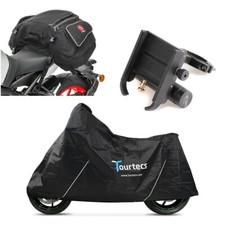 Set Motorbike phone holder SH2 + Tail Bag X50 + Cover Size L Tourtecs