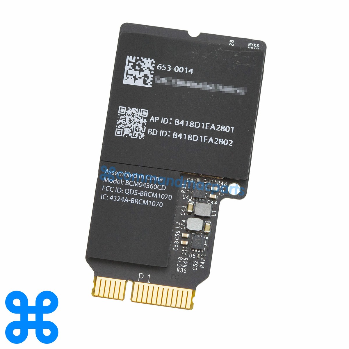 AIRPORT WIFI BLUETOOTH CARD - iMac 21.5 A1418, 27 A1419, Mac Pro
