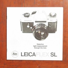 LEITZ LEICAFLEX SL SALES BROCHURE 111-75B/117123