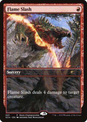 MTG Magic the Gathering Flame Slash (1/26) Store Championships 2022 LP