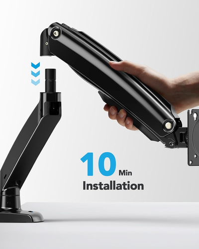 HUANUO Single Monitor Arm for 40 Inch Screens, Ultrawide Computer Monitor Mount - Photo 7/12