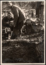 WWII Original Photo German Army Soldiers - 2.5 x  3.6 inch - 