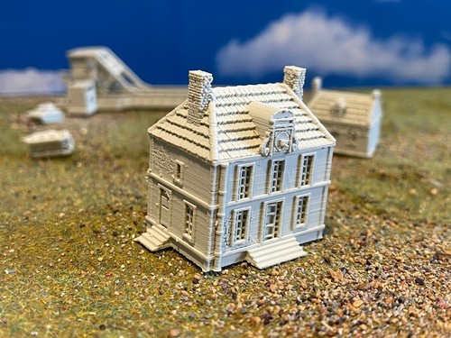 Pegasus Bridge Cafe Gondree Church Town Hall House Benouville Normandy 6mm WW2 - Picture 48 of 49