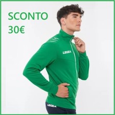 Mens Legea Polyester Full Gym Zip Sport Sneakers Suit Size S