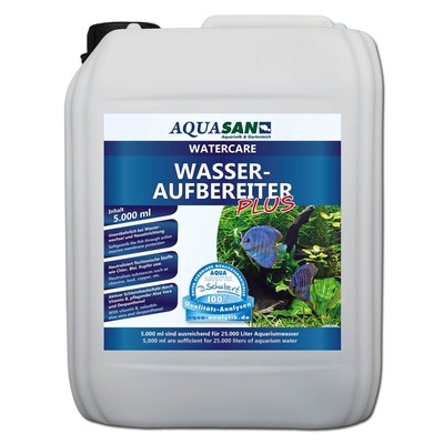 (4,00 /l) AQUASAN WaterCare Wasseraufbereiter 5 Liter mit Vitamin B & Aloe Vera