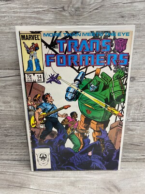 Marvel Comics Transformers #14 March Copper Age 1986 More Than Meets The Eye
