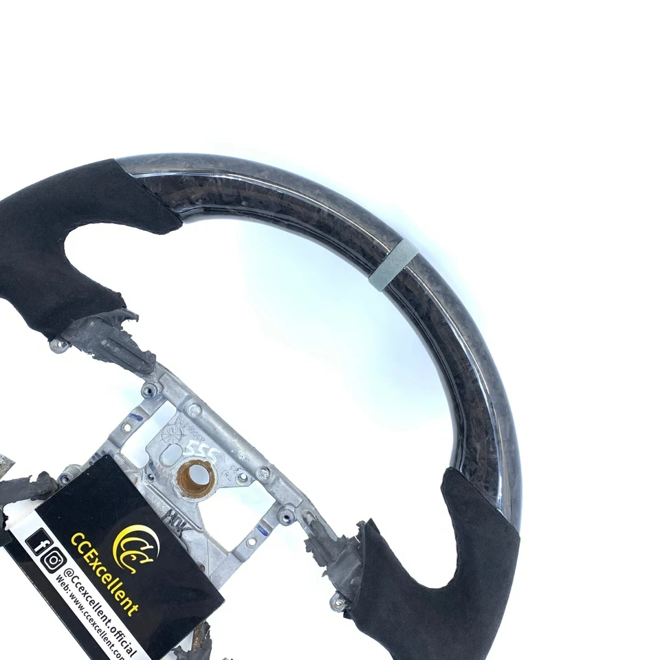 Volante de fibra de carbono real para Ford Mustang 1999-2004 Foto 3 de 4