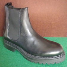 STIVALI UOMO anfibi PELLE CHELSEA  MILITARI  NERO 41  43 44 45
