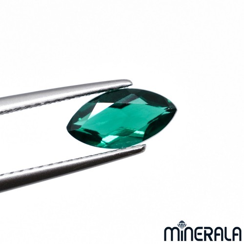 ESMERALDA ZAMBIA CULTIVADA EN LABORATORIO MARQUESA FACETADA PIEDRA PRECIOSA SUELTA 2x4mm-5x10mm WP02782 - Imagen 8 de 11